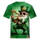 thumbnail image 3 of Tops para hombre, blusas y camisas de cuello redondo y manga corta para hombre. Top estampado de manga corta de San Patricio para hombre. Top/camisa de cuello redondo y manga corta para hombre. Tops p, 3 of 4