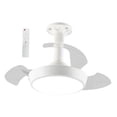 thumbnail image 3 of Ventilador de techo con luz y control remoto, lámpara colgante elegante y silenciosa, velocidades de viento para cafetería, apartamento, comedor, L 48O, 3 of 8