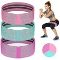 thumbnail image 1 of Banda de fitness TANGJMXG juego de 3 bandas de resistencia para glúteos y piernas, 1 of 4