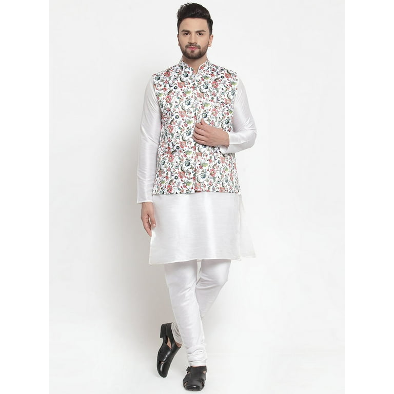 Kurta pyjama with waistcoat sale