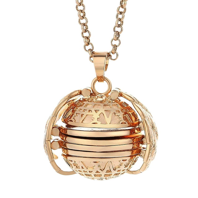 Dvkptbk Album Necklace Multi-Layer Photo Box, Photo Album Necklace, 4-Layer Openable Pendant, DIY Memory Photo Album Box Jewelry