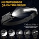 thumbnail image 4 of Avlxt Linterna frontal LED, paquete de 2 linternas recargables para adultos, faro de haz ancho 230, lámpara frontal con sensor de movimiento, diadema ajustable, luz frontal impermeable para exteriores, 4 of 5