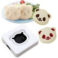 thumbnail image 1 of Smile Toaster, Panda Sandwich Maker Smile Toaster Toast Box Pocket Bread Loaf Bread Mold Making Machine, 1 of 5