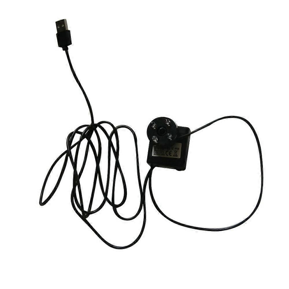 5W Solar Panel USB Output Portable Water Pump with LED Light for Outdoor Fountain Small Pond