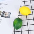 thumbnail image 2 of 28 unids/set limones y limas artificiales frutas falsas decorativas frutas cítricas artificiales decoración Artificial, 2 of 5