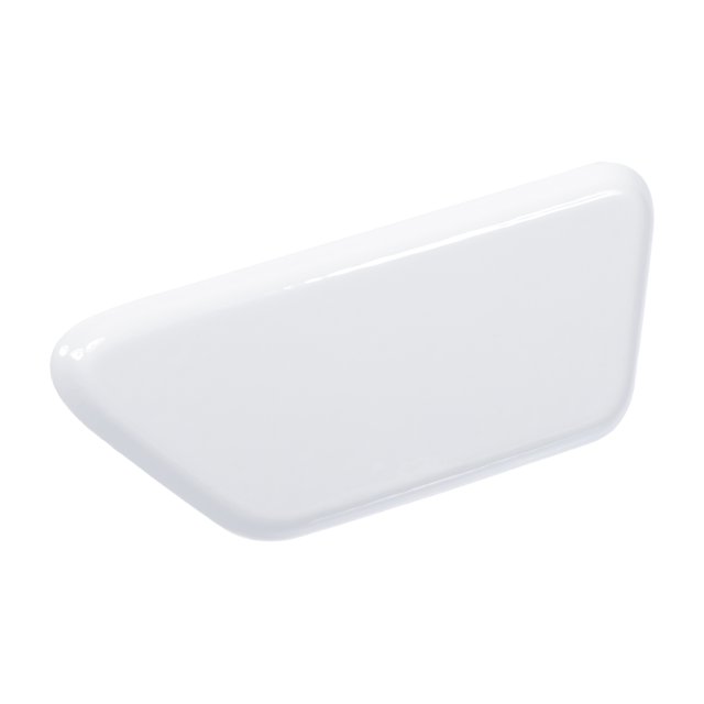 Tapa de boquilla del lavaparabrisas del lado izquierdo del parachoques Unique Bargains No.8264A191HB, cubierta de boquilla de recorte para Mitsubishi Outlander XL 2013-2015, Plástico Blanco 1 Pcs