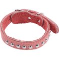 thumbnail image 1 of Miangastore Comfortable Decorative Dog Collar Orange Leather 1Pack 20.9x1in, 1 of 8