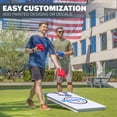 thumbnail image 6 of GoSports 4 x 2 ft Resort Collection All Weather Cornhole Board Set - Regulation Size - White DIY, 6 of 6
