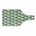 thumbnail image 1 of Tropical Cutting Board, Colorful Hawaiian Illustration of Toucan Birds Heliconia and Plumeria Flowers, Decorative Tempered Glass Cutting and Serving Board, in 3 Sizes, by Ambesonne, 1 of 2