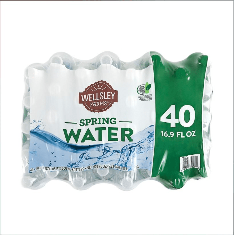 Wellsley Farms Spring Water, Bottles, 40 pk./16.9 fl. oz.