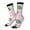 2 Black-1, variant on Lilies Flowers Print Adult Socks for Men & Women,Calf Socks, Ankle Socks,Boots Socks,Breathable Casual Sock,Unisex Crew Socks