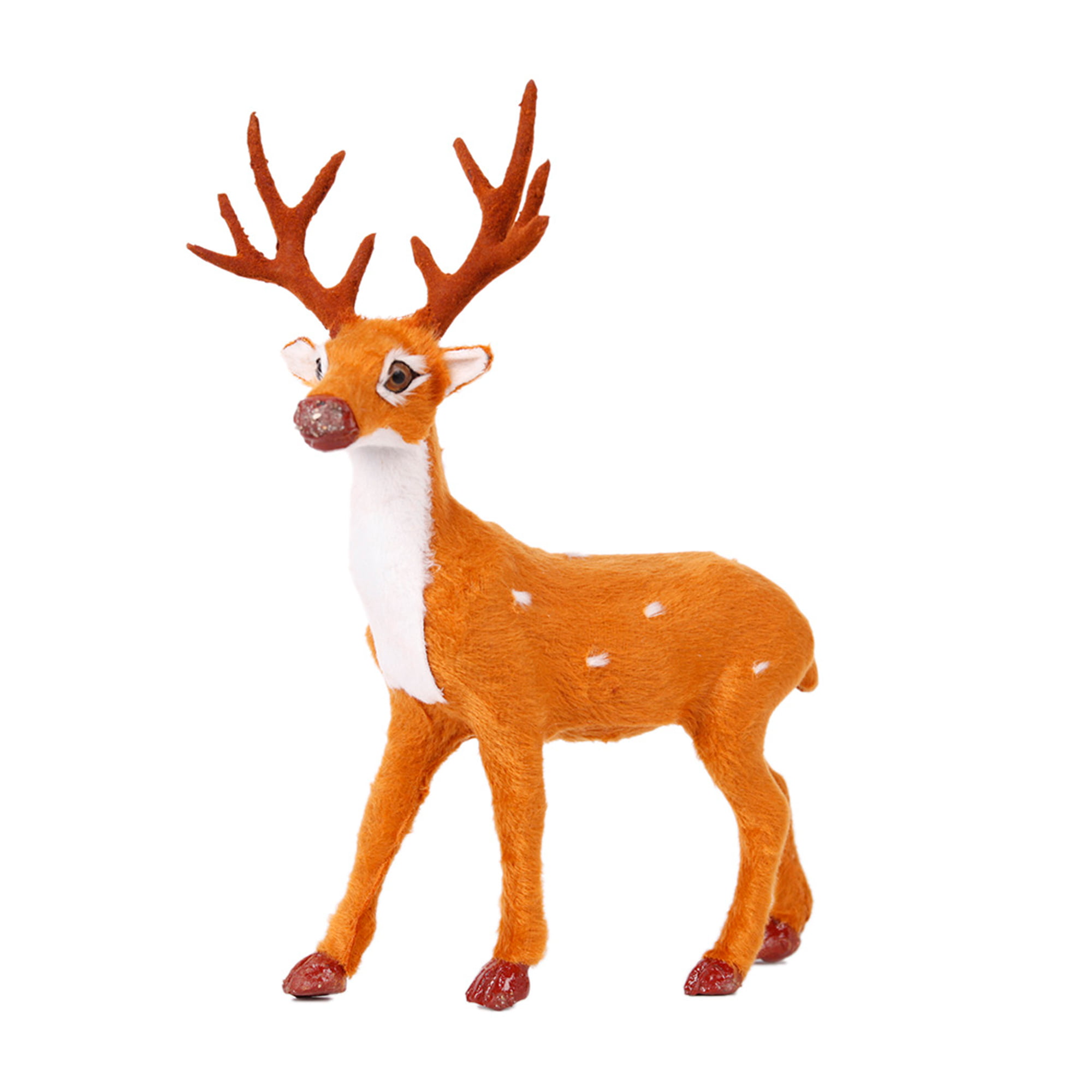 Christmas Reindeer Decoration Simulation Deer Toy Tree Ornament Cute Xmas Gifts 