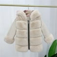 thumbnail image 2 of Generic Children'S Thick Hooded Quilted Jacket For Winter Kids Girls Coat Winter Windproof Thicken Coat Jacket Child Warm Button Outerwear Kids Light Padded Outwear, 2 of 4