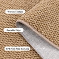 thumbnail image 3 of Enyhom Indoor Runner Rug for Hallway 2'x8', Machine Washable, Non-Slip, Stain-Resistant Indoor Area Rug Kitchen Runner Rugs, for Entryway Laundry Room, Brown, 3 of 7