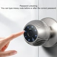 thumbnail image 3 of Smart Door Knob, Fingerprint, Password, Card, Key, App Remote Unlock, Biometric Technology, 5 Unlocking Methods, App Control,100 Fingerprints, 100 Passwords, Bedroom Garage, 3 of 7