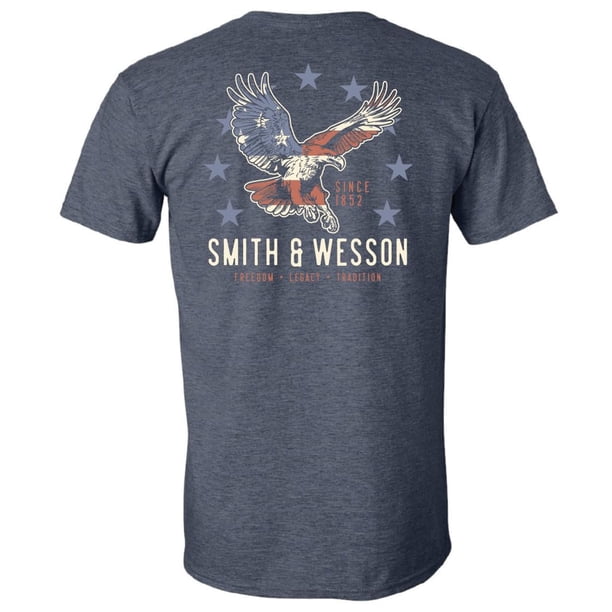 Camiseta Smith & Wesson Americana Pride Flag Eagle para hombre