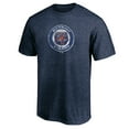 thumbnail image 2 of Men's Heather Navy Detroit Tigers Cooperstown Collection Throwback Logo Tri-Blend T-Shirt, 2 of 3