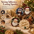 thumbnail image 4 of 12PCS Christmas Ornaments DIY Pearl Diamond Art Kits for Adults, Christmas Diamond Art Hanging Ornament Kit with Twine, for Xmas Tree Window Mantel Holiday Home Decor, 4 of 9