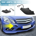 thumbnail image 2 of Cubierta del gancho de remolque del parachoques delantero derecho Unique Bargains para Mercedes-Benz E350 2010-2013 No.A2078850123 Negro, 2 of 7