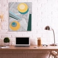 thumbnail image 2 of Stupell Industries Modern Geometric Abstraction Asymmetrical Circles Canvas Wall Art, 36 x 48, Design by Regina Moore, 2 of 6