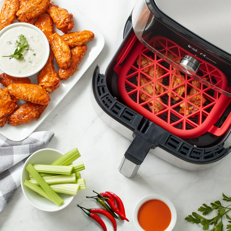 Hot Sale Food Grade Silicone Air Fryer Pot Accessories Reusable Easy to  Clean Silicone Flip Grill Cage - China Rubber, Prevent Slippery