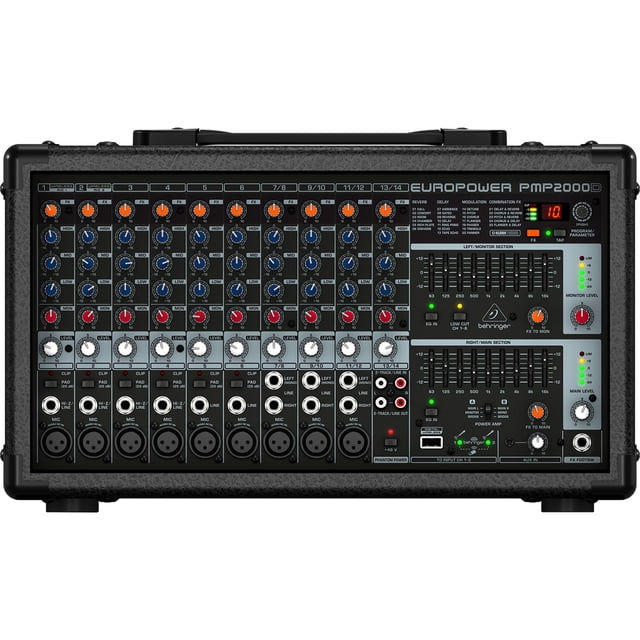 Mezcladora Behringer PMP2000D Amplificada Activa Xr