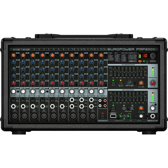 Mezcladora Behringer PMP2000D Amplificada Activa Xr