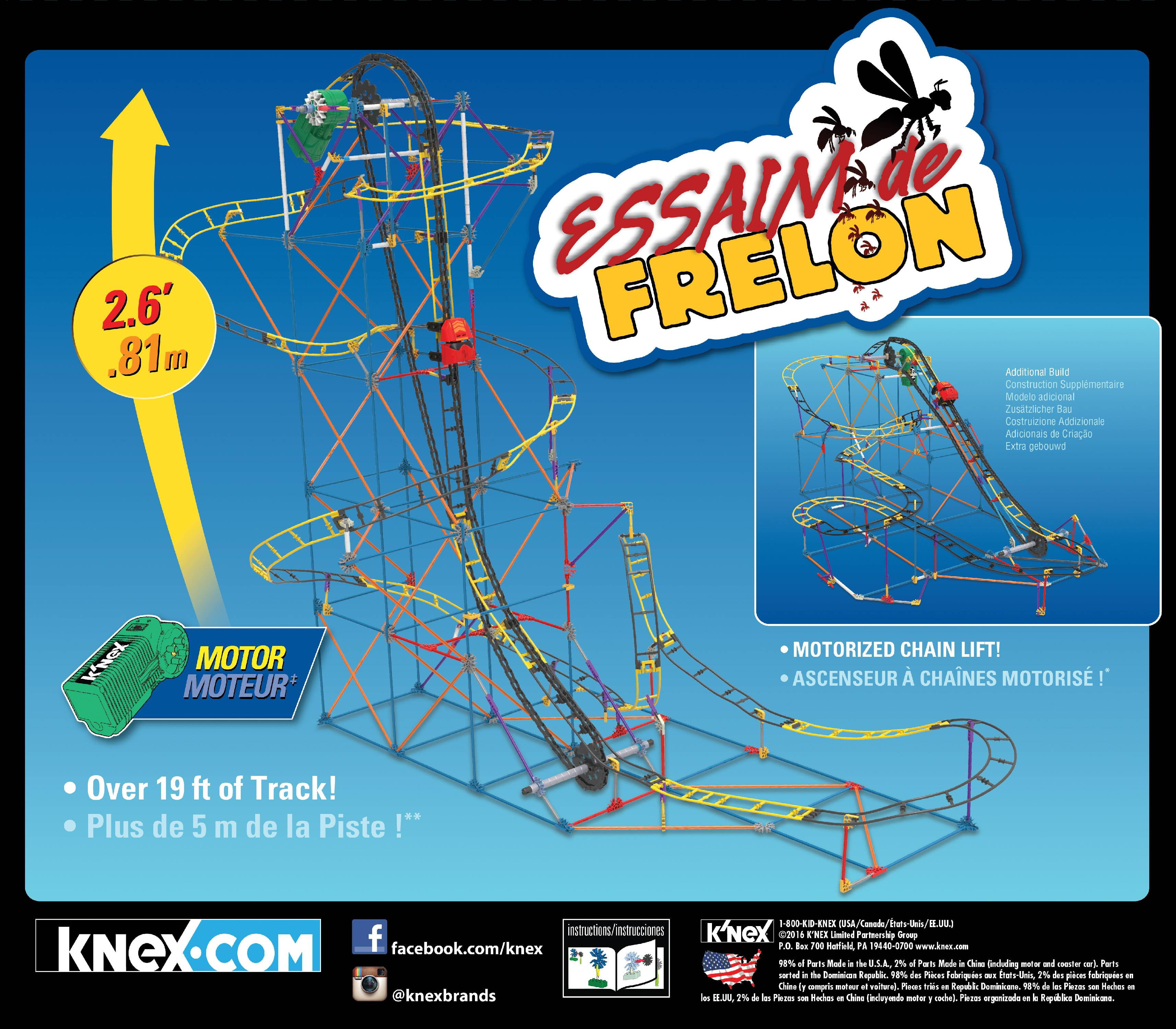 knex hornet swarm roller coaster