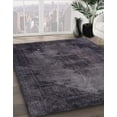 thumbnail image 3 of Ahgly Company Machine Washable Indoor Square Abstract Grey Gray Area Rugs, 8' Square, 3 of 7