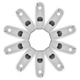 thumbnail image 3 of 10 Pcs EAS System Shop Hook Lock Anti Theft Cargo Security EAS Lock (White), 3 of 5