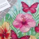 thumbnail image 3 of Welcome Garden Flag Flowers Butterflies for 1 Double Sided Decorative, 3 of 5