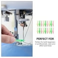 thumbnail image 6 of 100pcs Sewing Needle Threaders for Machine and Hand Sewing, ABS Plastic, Assorted Colors, Easy to Use Sewing Accessories Kit, 6 of 6