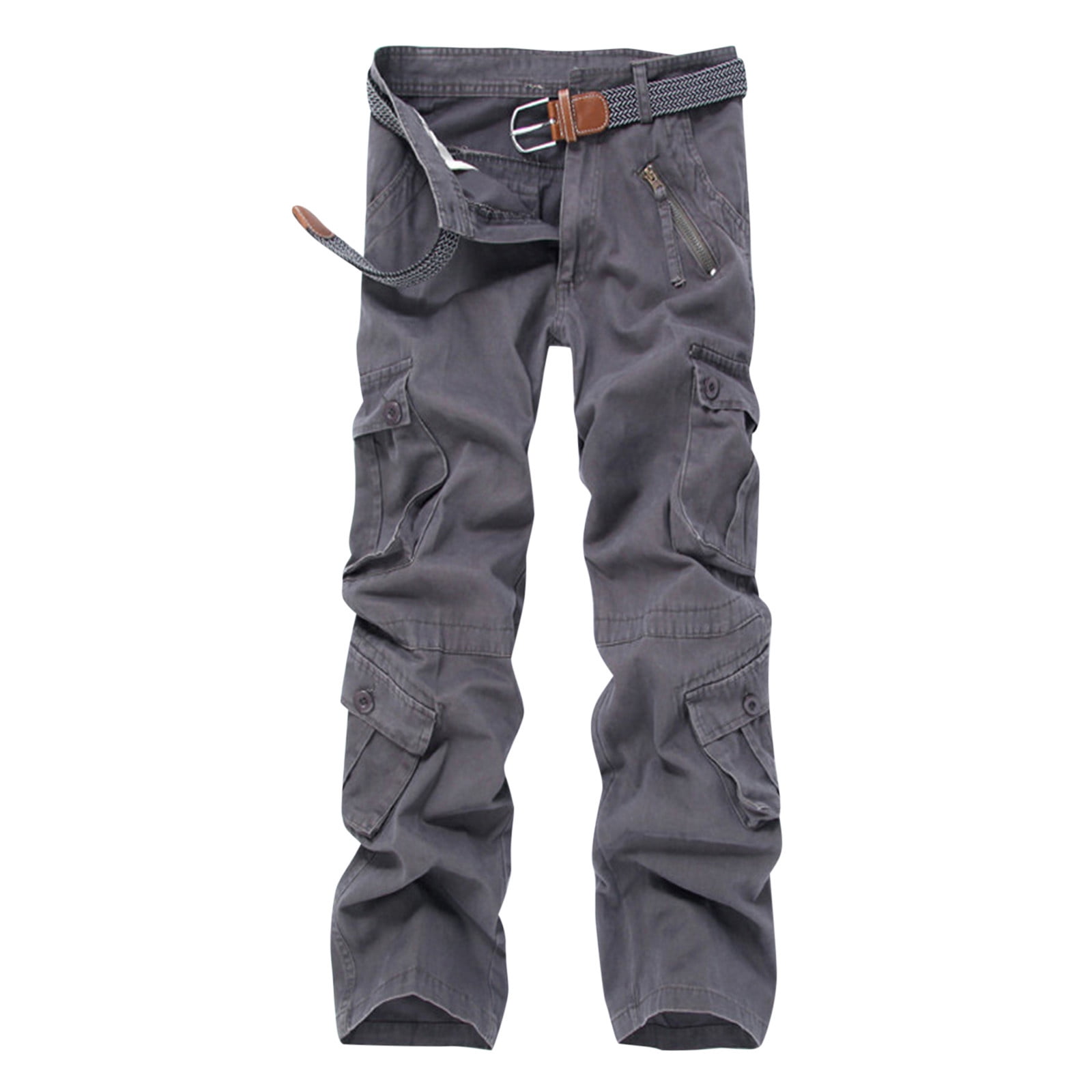 Dezsed Men's Casual Cargo Pants Military Army Camo Pants Clearance Men ...