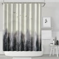 thumbnail image 2 of Alien Meow Mountain Trees Polyester Shower Curtain, 72" x 84" Waterproof, 2 of 4