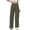 Army Green women's corduroy pants a1, variant on Women's Corduroy Wide Leg High Waisted Trousers with Pockets Casual Loose Long Pants for Party Office Streetwear Travel, Dark Gray M