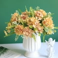 thumbnail image 2 of 1bunch Hydrangea Rose Simulation Flower Ball Chrysanthemum Store Home Decoration Wedding Wedding Bouquets, 2 of 7