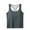 Gray, variant on JIUKE Womens Racerback Tank Top Padded Sports Bras Stretchy Sleeveless Crop Top Athletic Running Yoga Activewear Size XL