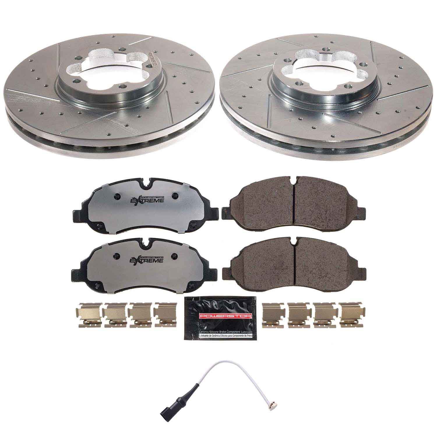 PowerStop Front Z36 Truck & Tow Brake Pad and Rotor Kit for Ford Transit-150 2020-21, Ford Transit-250 2020-21, Ford Transit-350 2020-21, K8988-36