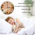 thumbnail image 3 of ZXCXRQFa Retro Floral Silent Non Ticking Round Wall Clock Home Decor Battery Operated Decorative for Living Room, Kitchen, Bedroom Clock Art, 3 of 7