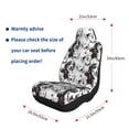 thumbnail image 4 of Zufioo Labrador Retriever Dog Print Car Seat Protectors, SUV, Truck, Van Seat Covers - Strap Design, High Elasticity and Dustproof, Car Interior Protectors Auto Parts-1, 4 of 9