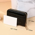 thumbnail image 3 of MUSOIE Credit Card Holder Wallet for Women Zipper Around Small Card Cases Holder Business Card Cases, 3 of 5