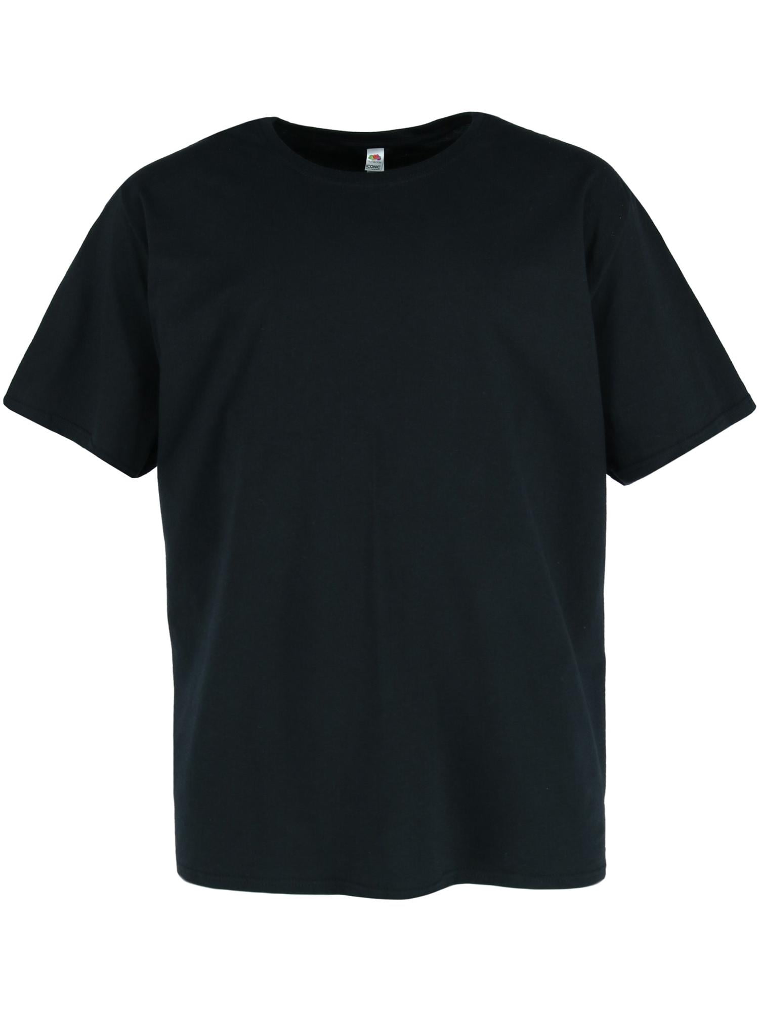 Fruit of the Loom Basic Solid Iconic T-Shirt (Men Big & Tall) - Walmart.com