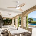 thumbnail image 7 of 46"Ceiling Fan with Light and Remote Indoor Ceiling Fan with 6-Speed Reversible DC Motor Dimmable LED Ceiling Light, 7 of 7