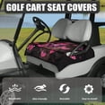 thumbnail image 3 of Whosucclay Butterfly Love Golf Cart Seat Cover, Durable Comfortable Towel Blanket for Most 2-Seat Golf Carts 4 Front Pockets Golf Cart Seat Protector, 52.36"x 32.28", 3 of 7