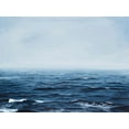thumbnail image 2 of Willett, Michael 18x15 Black Ornate Wood Framed with Double Matting Museum Art Print Titled - Grayscale Seascape IV, 2 of 4