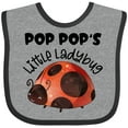 thumbnail image 3 of Inktastic Pop Pop's Little Ladybug Boys or Girls Baby Bib, 3 of 4