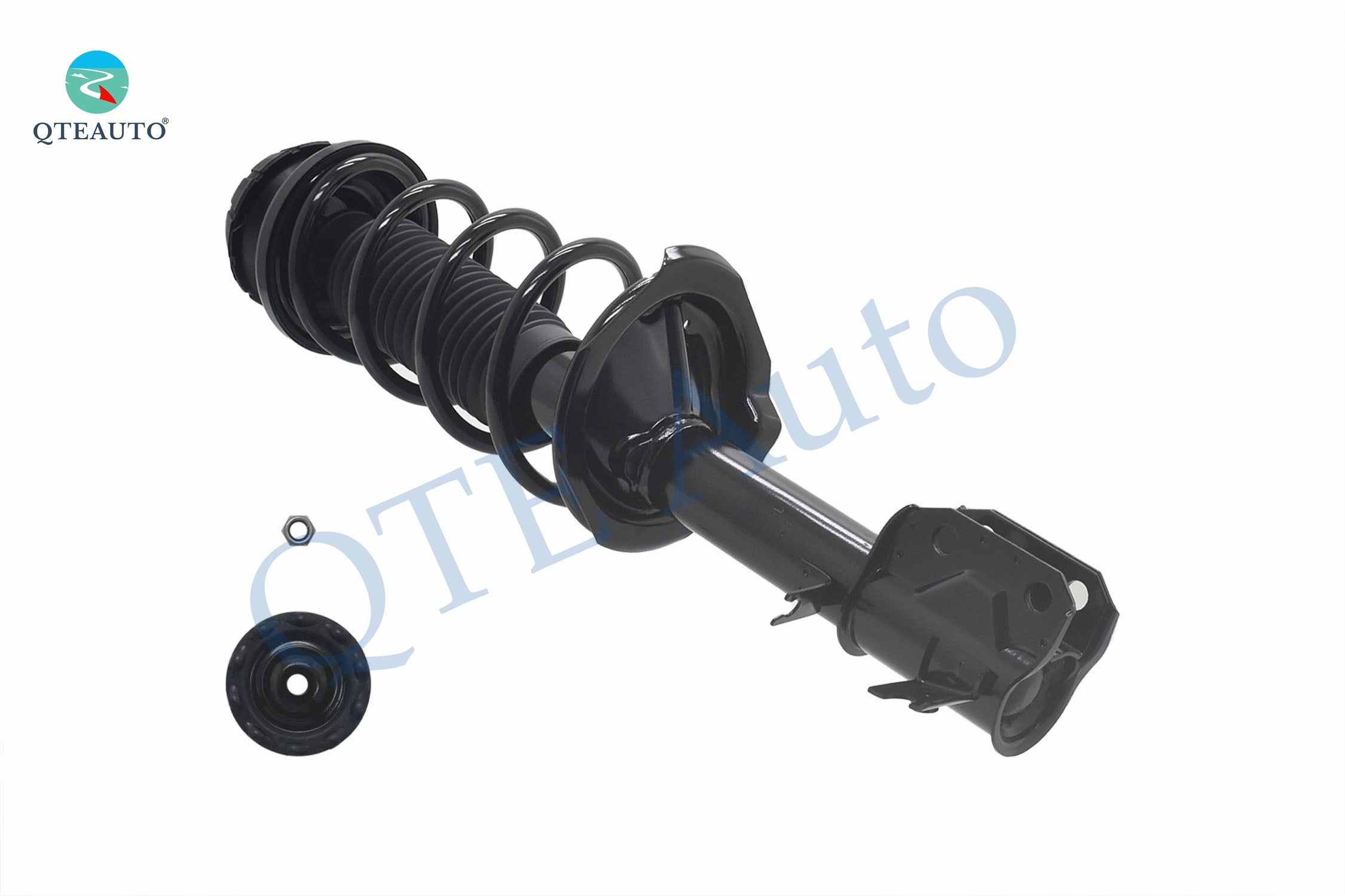 Pair of 2 Front L-R Quick Complete Strut-Coil Spring For 2007-2013 Suzuki SX4