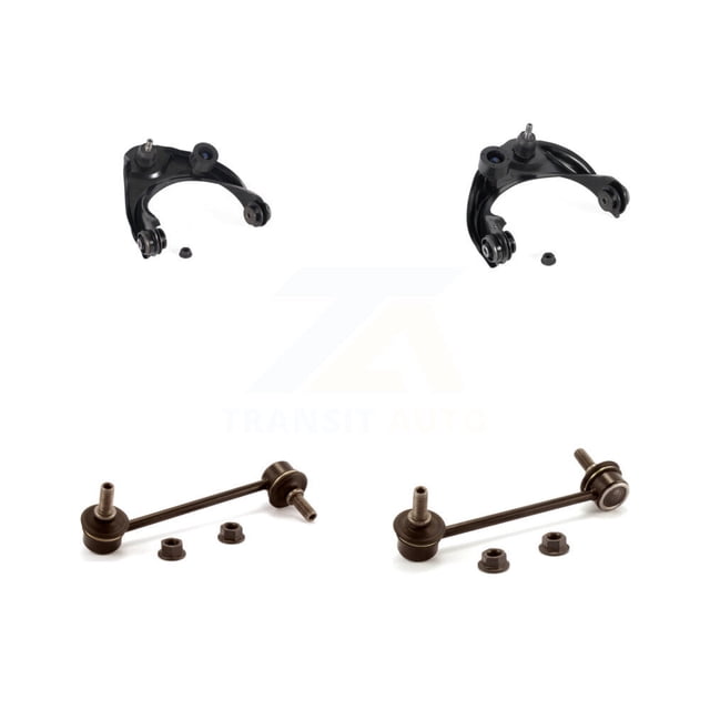 TOR Front Suspension Control Arm and Ball Joint Assembly Stabilizer Link Kit for Car 2009-2013 Mazda 6 with 17" Factory Wheels 18" - Left Right Side (Driver Passenger) KTR-104329