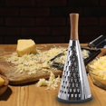 thumbnail image 4 of Rallador de cocina de acero inoxidable en forma de cono, cortador de queso manual vertical Altura 30CM, 4 of 7