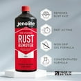 thumbnail image 2 of JENOLITE Rust Remover Gel | Naval Jelly Rust Remover | 34 oz (1 Litre) | Non-Drip Fast Acting Rust Dissolver | Concentrated Strength for Automotive Use, Ideal for Vertical Surfaces, 2 of 5
